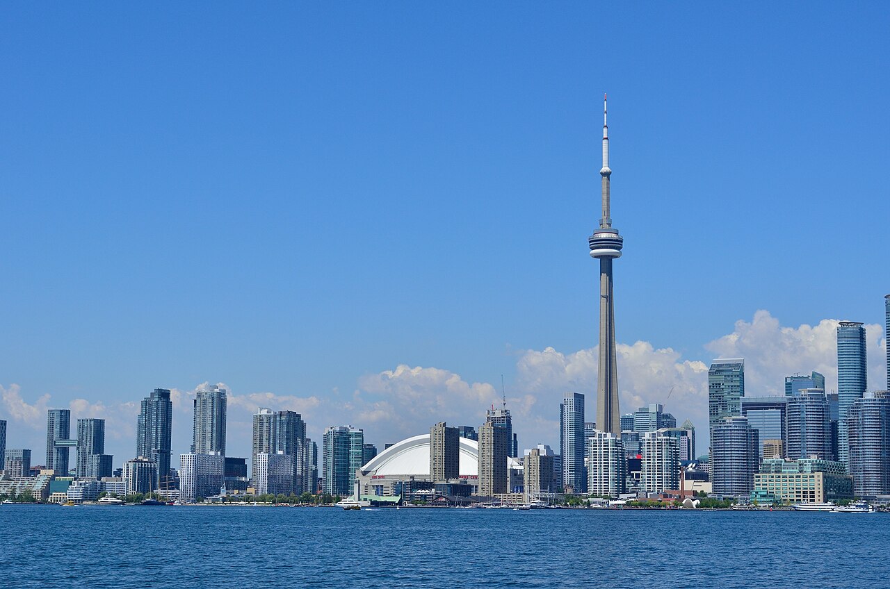 Toronto skyline across Lake Ontario